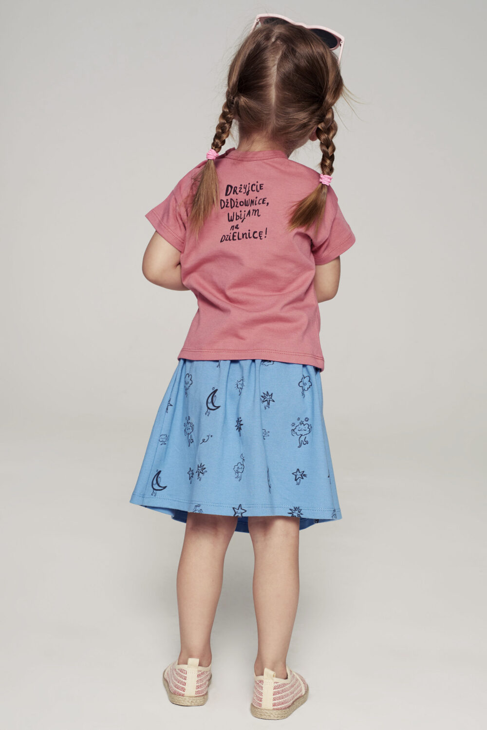 T shirt dla dziecka rozowy Kret tyl scaled 1